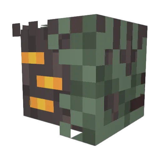 Pato_Itam323 Minecraft avatar head, 3D render