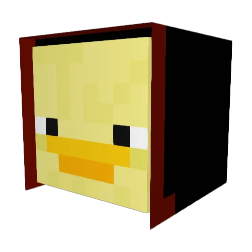 PatodaAkatsuki6 Minecraft avatar head, 3D render