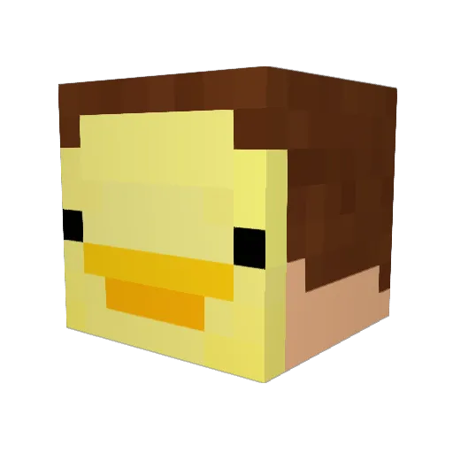 Patokiller785 Minecraft avatar head, 3D render