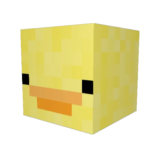Patomagico Minecraft avatar head, 3D render