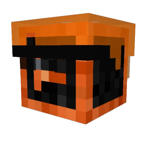 PatonKii Minecraft avatar head, 3D render