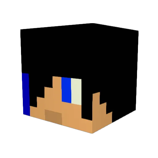 Patracius Minecraft avatar head, 3D render