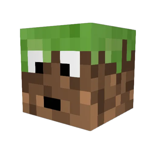 Patreecko Minecraft avatar head, 3D render