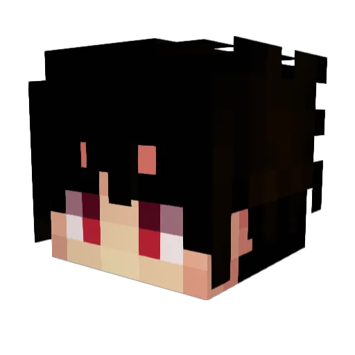 PatriX1772 Minecraft avatar head, 3D render