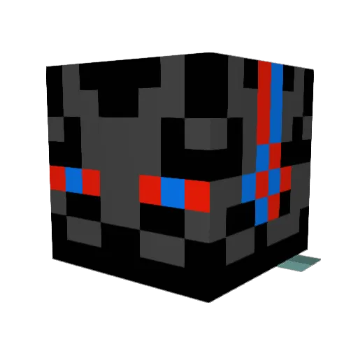 Patriccorr Minecraft avatar head, 3D render