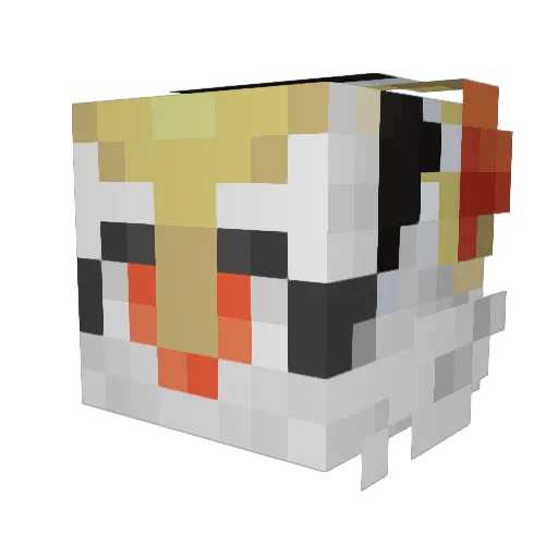 Patricius_Nox Minecraft avatar head, 3D render