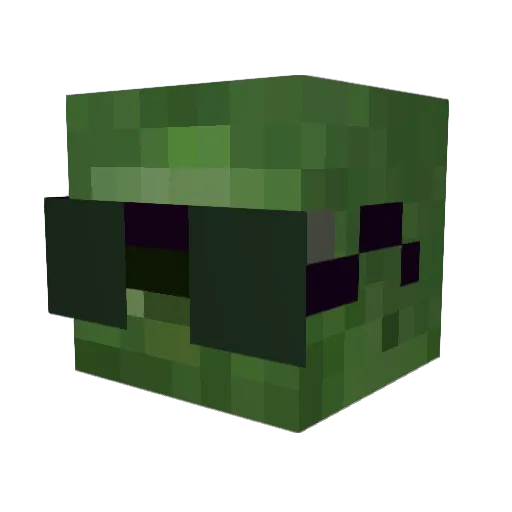 Patrick0is0thik Minecraft avatar head, 3D render