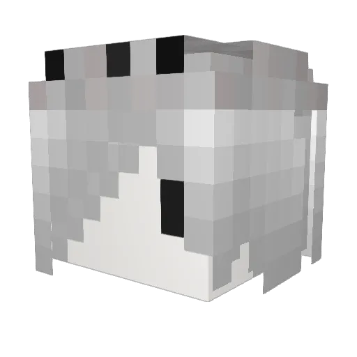 Patrick106003 Minecraft avatar head, 3D render
