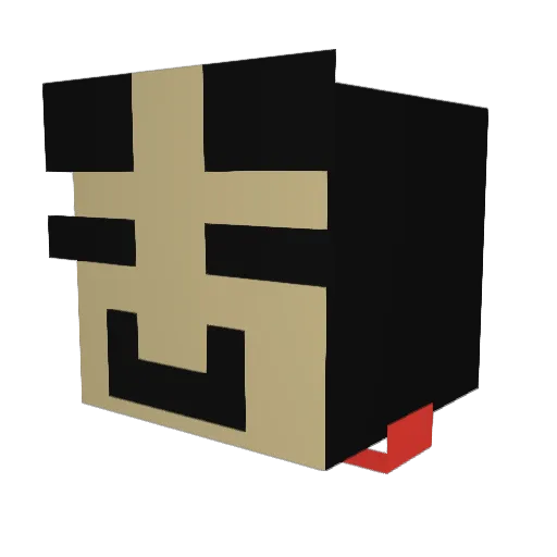 Patrick123457 Minecraft avatar head, 3D render