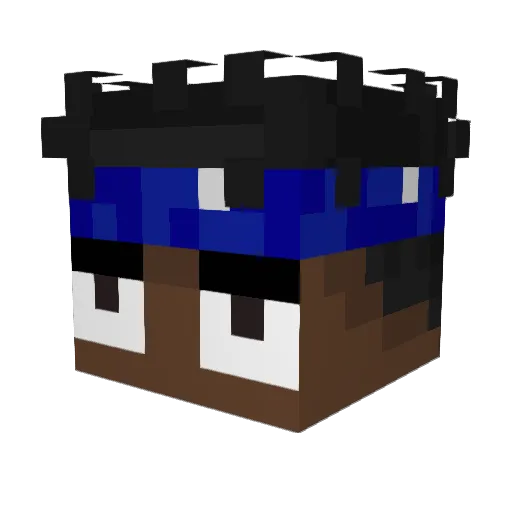 PatrickKopp Minecraft avatar head, 3D render