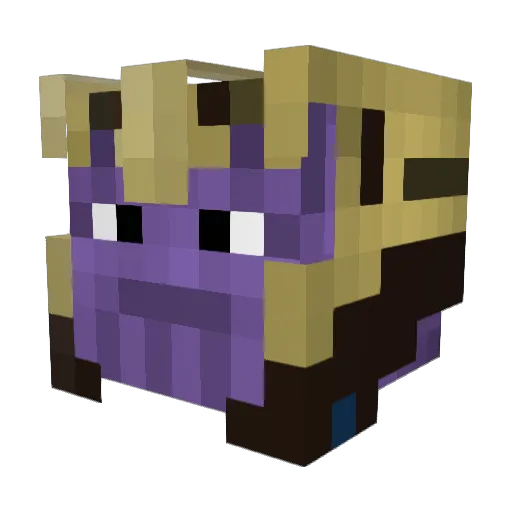 PatrickRedd86 Minecraft avatar head, 3D render