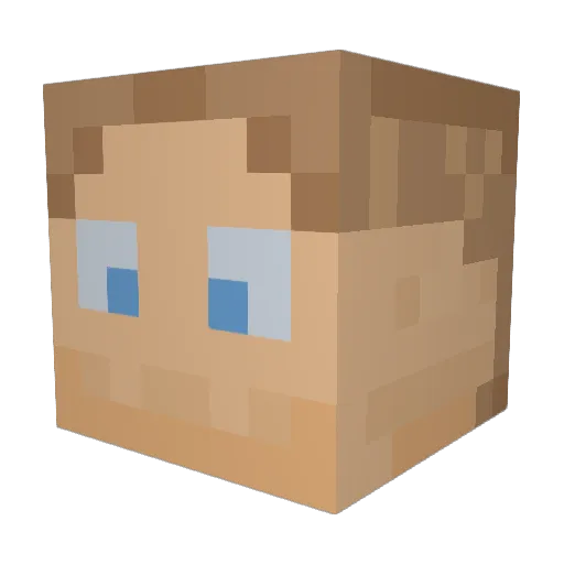 Patrick_Man666 Minecraft avatar head, 3D render