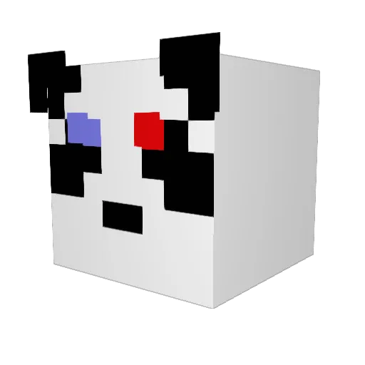 Patrickhang Minecraft avatar head, 3D render