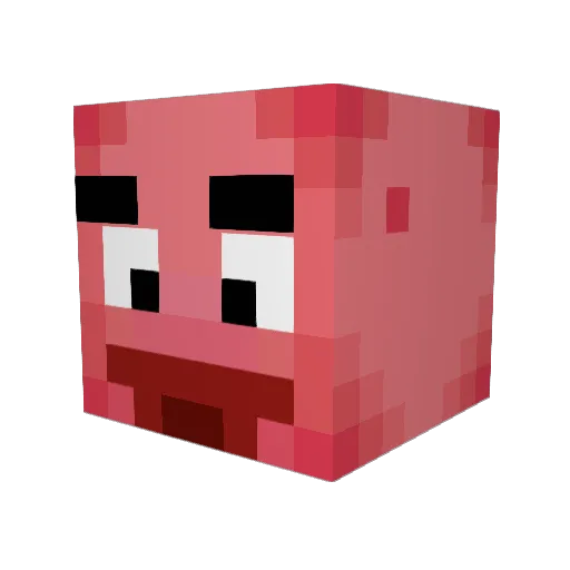 Patrickstar174 Minecraft avatar head, 3D render