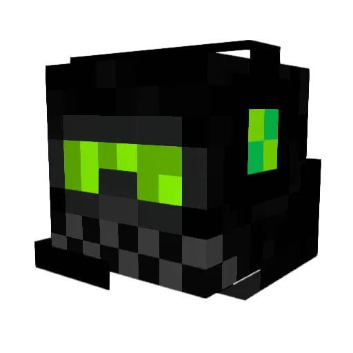 Patrik_Oz Minecraft avatar head, 3D render