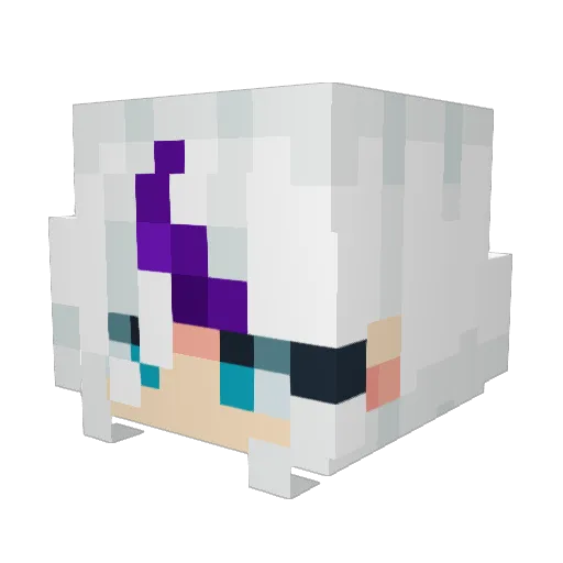 Patrika61 Minecraft avatar head, 3D render