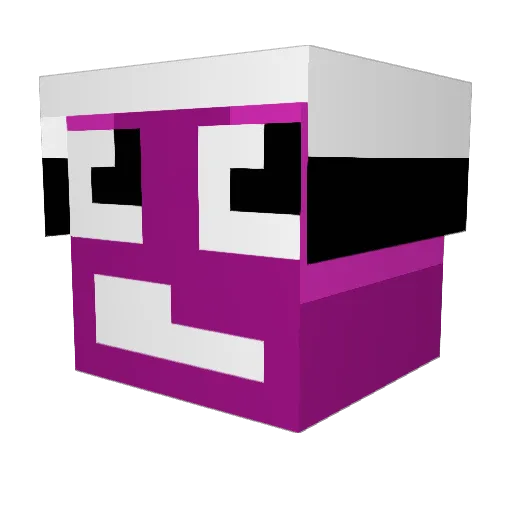 Patrimsm Minecraft avatar head, 3D render