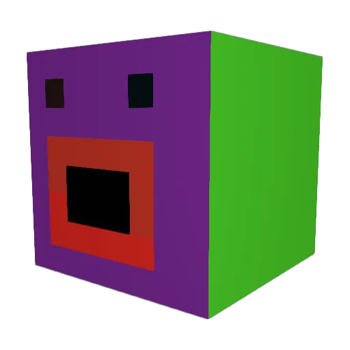 PatrioticAphid2 Minecraft avatar head, 3D render