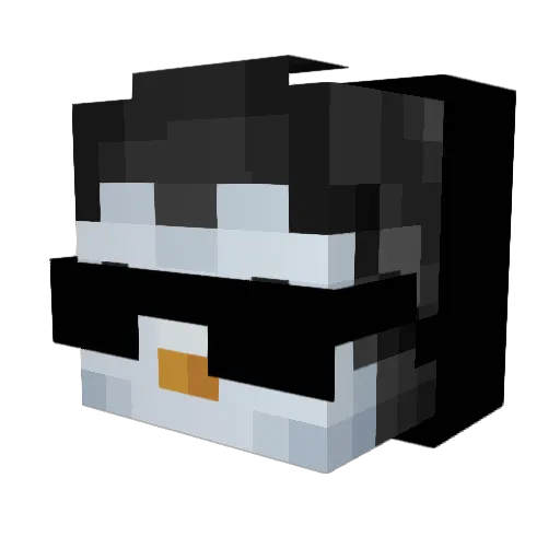 Patruks Minecraft avatar head, 3D render