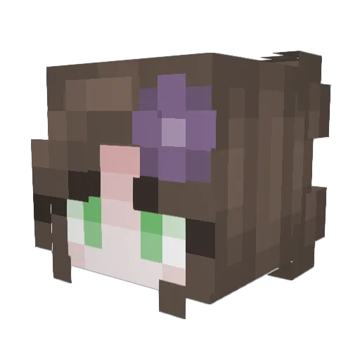 Patruxyy23 Minecraft avatar head, 3D render
