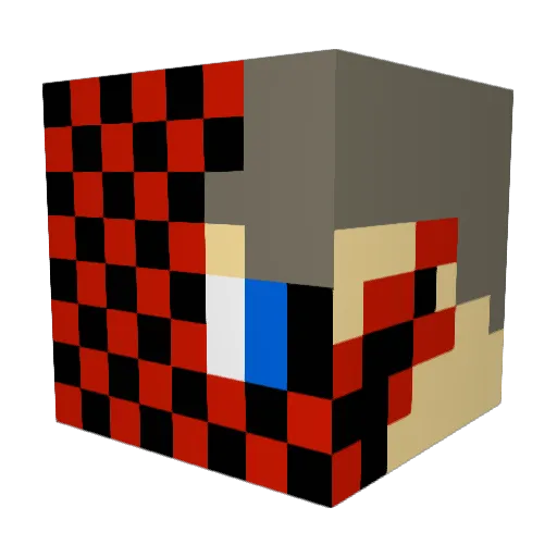 Patryk1414 Minecraft avatar head, 3D render
