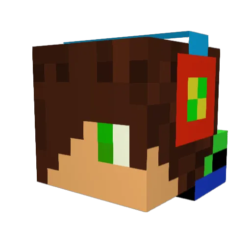 Patrykos20051 Minecraft avatar head, 3D render