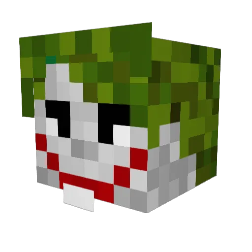 PatschiPsycho Minecraft avatar head, 3D render