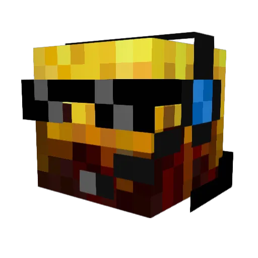 Patster_Ratster Minecraft avatar head, 3D render