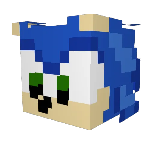 Pattawan Minecraft avatar head, 3D render