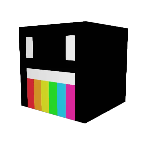 Patti717 Minecraft avatar head, 3D render