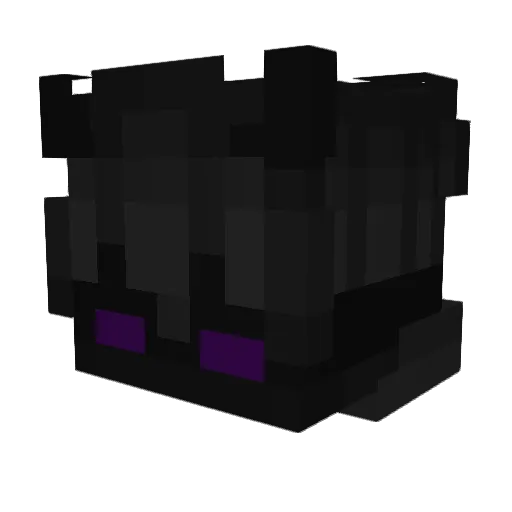 Pattito_Re Minecraft avatar head, 3D render