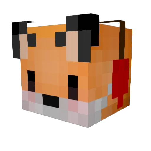 PattonsRevenge Minecraft avatar head, 3D render