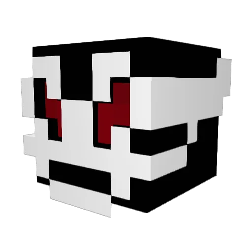 PatttBull Minecraft avatar head, 3D render