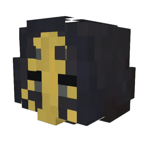 PattyBruh Minecraft avatar head, 3D render