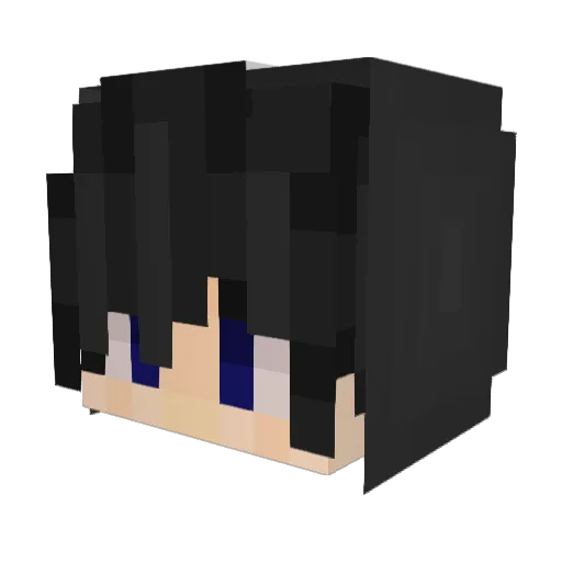 PattyTra Minecraft avatar head, 3D render