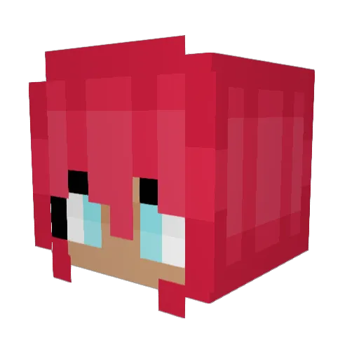 PattyX207 Minecraft avatar head, 3D render