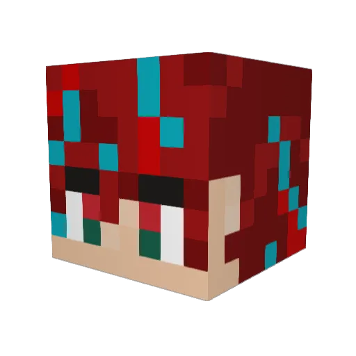 Patty_Thompson Minecraft avatar head, 3D render