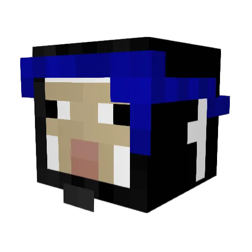 Patusb59 Minecraft avatar head, 3D render