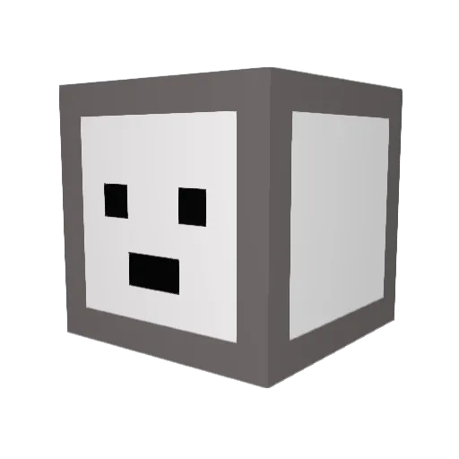 Paty222 Minecraft avatar head, 3D render