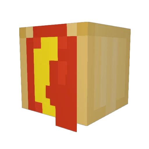 Patzabaker Minecraft avatar head, 3D render