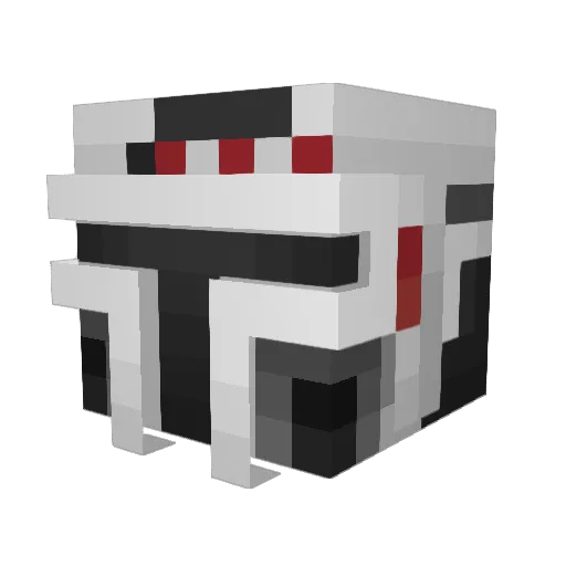 PauAlbert Minecraft avatar head, 3D render