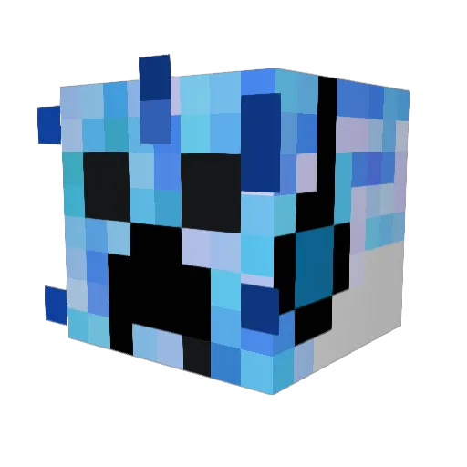 Paul02022002 Minecraft avatar head, 3D render