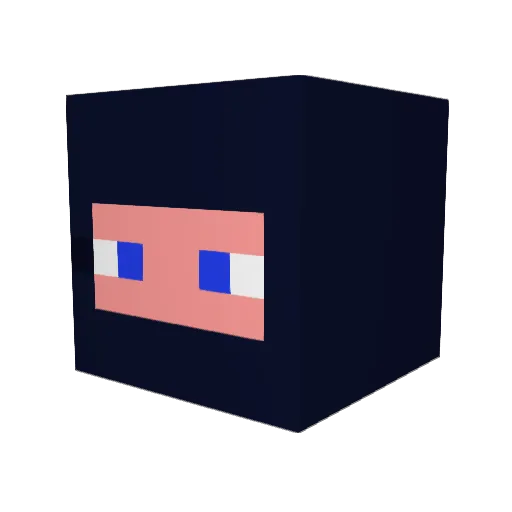 Paul02267 Minecraft avatar head, 3D render