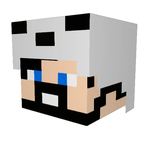 Paul19988 Minecraft avatar head, 3D render