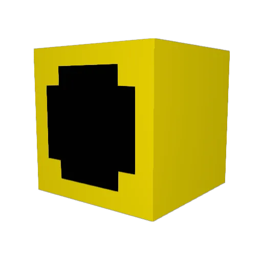 PaulAnds Minecraft avatar head, 3D render