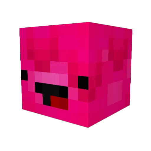 PaulArea Minecraft avatar head, 3D render