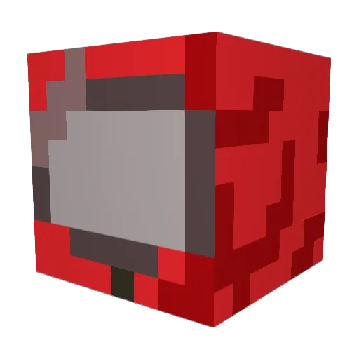 PaulBlartMeme Minecraft avatar head, 3D render