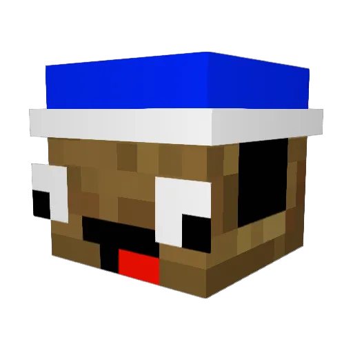 PaulFerry Minecraft avatar head, 3D render