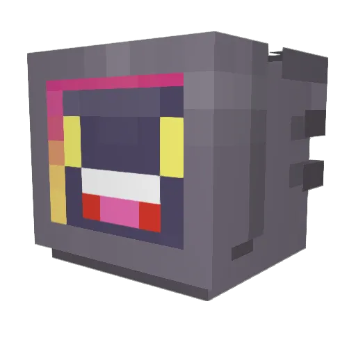 PaulGG Minecraft avatar head, 3D render