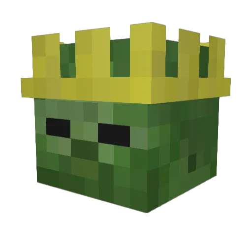 PaulGurk Minecraft avatar head, 3D render